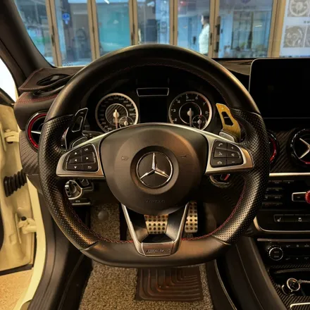 [올인게러지] 벤츠 W176 A45AMG 최신형 카본 잠자리핸들 레드라인 디자인 튜닝 완료 / 서울 용산 도원동