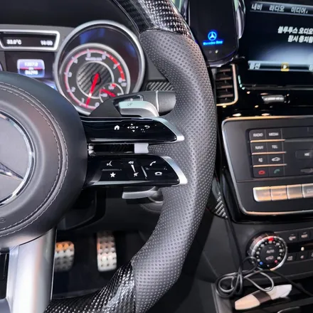 [올인게러지] 벤츠 W166 GLE63AMG 최신형 카본 잠자리 AMG핸들 튜닝 / 서울 용산 도원동