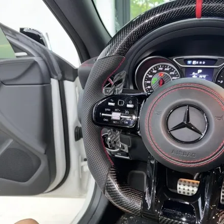 [올인게러지] 벤츠 C117 CLA45AMG 2018년식 블랙과 레드의 조합 AMG카본핸들 + 마그네틱 패들쉬프트 장착완료했습니다 / 서울 용산 도원동