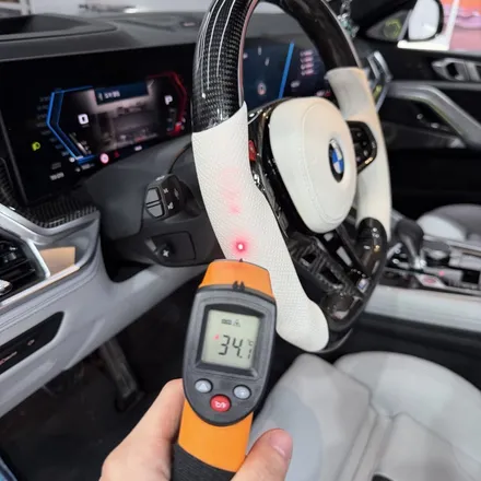 BMW X6M 25년식 페이스리프트 신형 M카본핸들 디컷 교체 / 서울 용산 도원동