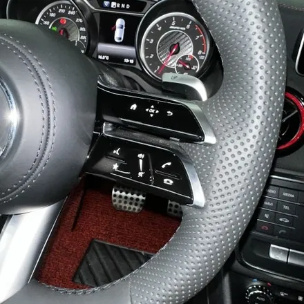 [올인게러지] 벤츠 C117 CLA45AMG 2016 최신형 잠자리AMG핸들 블랙 가죽버전 튜닝 / 서울 용산 도원동