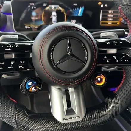 [올인게러지] 벤츠 C118 CLA45S 2020년식 최신형 카본 잠자리AMG핸들 레드라인 포인트 + OLED 어질리티셀렉트 장착 및 코딩했습니다 / 서울 용산 도원동