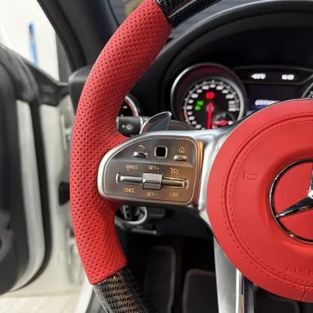 [올인게러지] 벤츠 C117 CLA220 2018 강렬한 레드컬러의 AMG D컷 카본핸들 튜닝 / 서울 용산 도원동