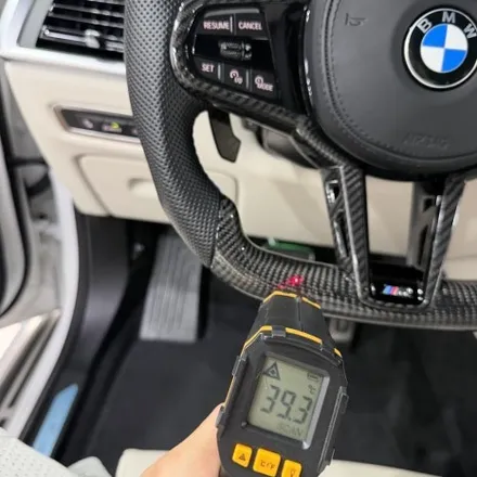 BMW 페리 신형 X7 M카본핸들 D컷 M1M2활성화까지 시공했습니다 / 서울 용산 도원동