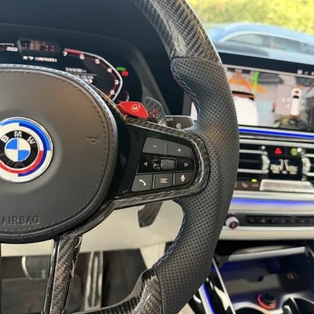 [올인게러지] BMW G07 X7 40I 정품 M카본핸들 신형 D컷 교체시공 / 서울 용산 도원동