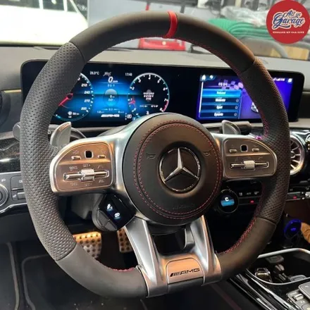 벤츠 W177 A45amg AMG핸들 + 어질리티셀렉트 교체 순정레트로핏 실내의 변화 기능업그레이드 / 서울 용산 중구