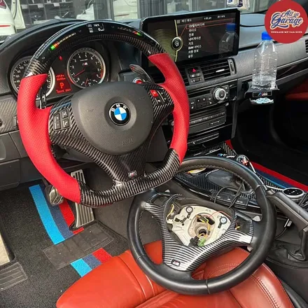 BMW E92 M3 / M카본D컷LED퍼포먼스핸들 교체작업 / 서울 용산 중구