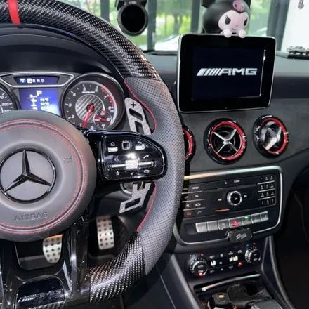 [올인게러지] 벤츠 C117 CLA45AMG 2018년식 블랙과 레드의 조합 AMG카본핸들 + 마그네틱 패들쉬프트 장착완료했습니다 / 서울 용산 도원동
