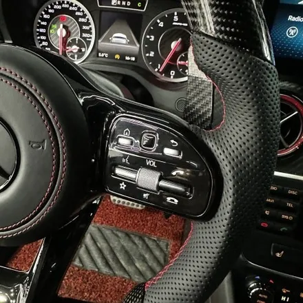 [올인게러지] 벤츠 W176 A45AMG 신형 AMG카본 D컷핸들 튜닝 가장 인기가 많은 제품 / 서울 용산 도원동