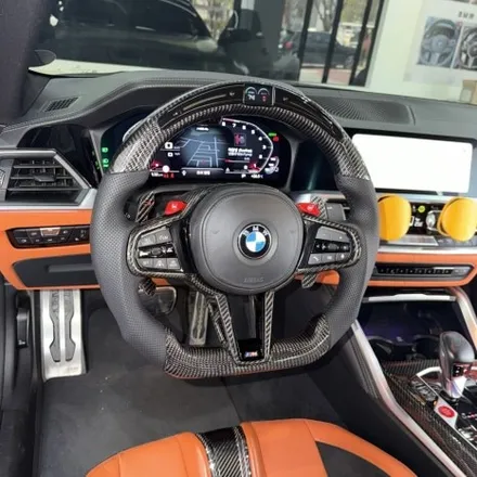 BMW M340i의 완벽한 M 감성! 정품 M카본 D컷핸들 교체 & M1 M2 드라이브 모드 버튼 완벽 활성화 시공 / 서울 용산 도원동