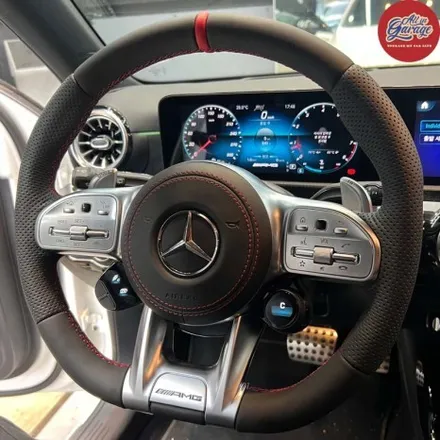 벤츠 W177 A45amg AMG핸들 + 어질리티셀렉트 교체 순정레트로핏 실내의 변화 기능업그레이드 / 서울 용산 중구