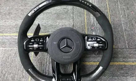 벤츠 r231 SL63AMG 신형AMG핸들 카본 베이지잠자리 AMG잠자리핸들 컨버젼 / 서울 용산 중구