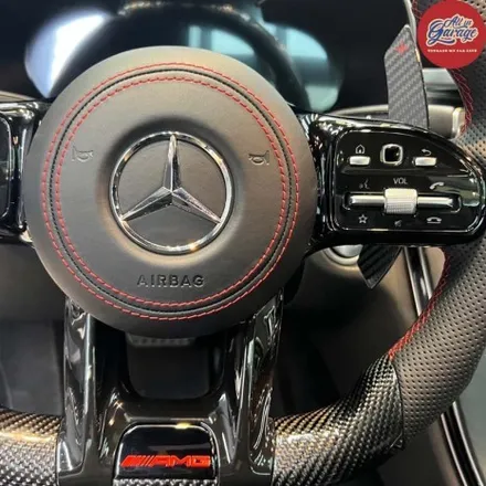 벤츠 W205 C250 벤츠신형 AMG핸들 과 디지털계기판[사제] 교체로 실내 컨버젼 / 서울 용산 중구