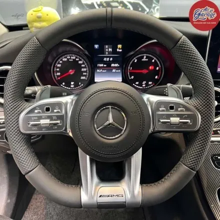 벤츠 W205 C220D / 신형벤츠AMG핸들 교체작업 및 무선카플레이 활성화 작업 / AMG핸들 / 서울 용산 중구