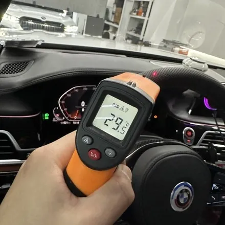 [올인게러지] BMW 7시리즈 G11 730LD MSP 2020 전체 타공가죽 D컷 M핸들 마그네틱패들쉬프트 + 50주년 엠블럼 튜닝 / 서울 용산 도원동