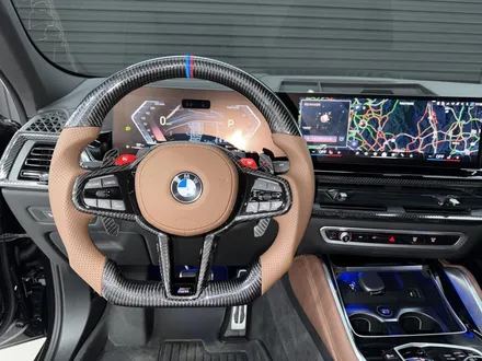 [올인게러지] BMW G바디 X6 25년식 페리 카본핸들 D컷 브라운 교체시공했습니다 / 서울 용산 도원동