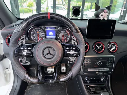 [올인게러지] 벤츠 C117 CLA45AMG 2018년식 블랙과 레드의 조합 AMG카본핸들 + 마그네틱 패들쉬프트 장착완료했습니다 / 서울 용산 도원동