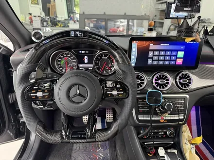 [올인게러지] 벤츠 X156 GLA45AMG LED퍼포먼스적용 AMG카본핸들 튜닝 올블랙 트림의 조합 / 서울 용산 도원동