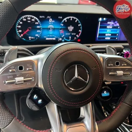 벤츠 W177 A45amg AMG핸들 + 어질리티셀렉트 교체 순정레트로핏 실내의 변화 기능업그레이드 / 서울 용산 중구