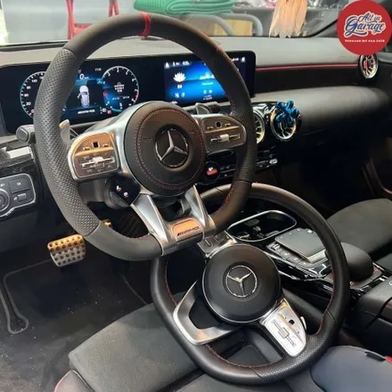 벤츠 W177 A45amg AMG핸들 + 어질리티셀렉트 교체 순정레트로핏 실내의 변화 기능업그레이드 / 서울 용산 중구