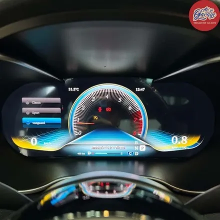 벤츠 W205 C250 벤츠신형 AMG핸들 과 디지털계기판[사제] 교체로 실내 컨버젼 / 서울 용산 중구