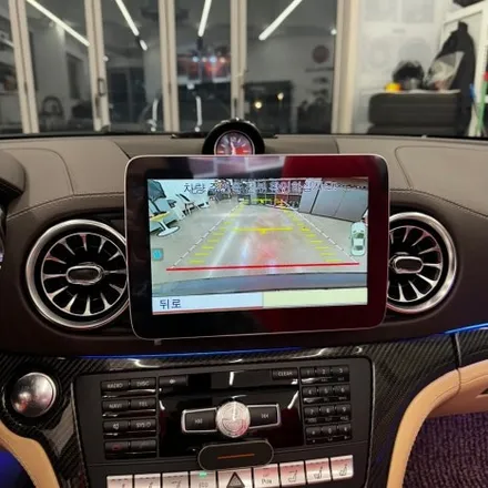 [올인게러지] 벤츠 SL63AMG OLED 어질리티셀렉트 와 안드로이드올인원 튜닝 완료했습니다 / 서울 용산 도원동
