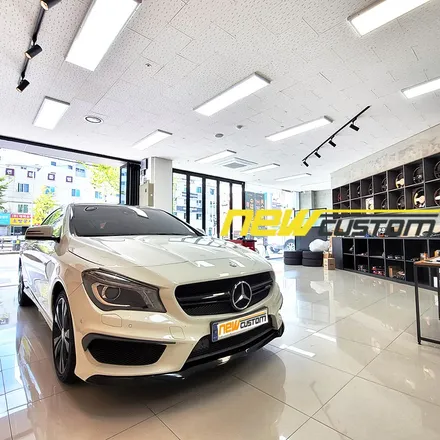 올인게러지 벤츠 w117 cla200 신형amg핸들 교체작업 , amg카본핸들 amg베이지핸들 / 서울 용산 도원동