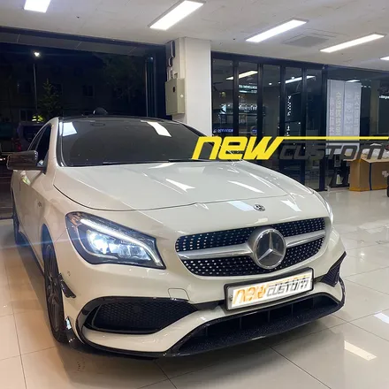 올인게러지 벤츠 c117 w117 cla220 2018 모델 amg신형핸들.amg카본핸들 신형개조 작업 / 서울 용산 도원동