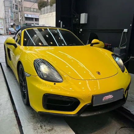 [올인게러지] 포르쉐 981박스터 GTS / 포르쉐신형카본핸들 교체 /  GT버튼 고품격 신형개조 / 서울 용산 중구