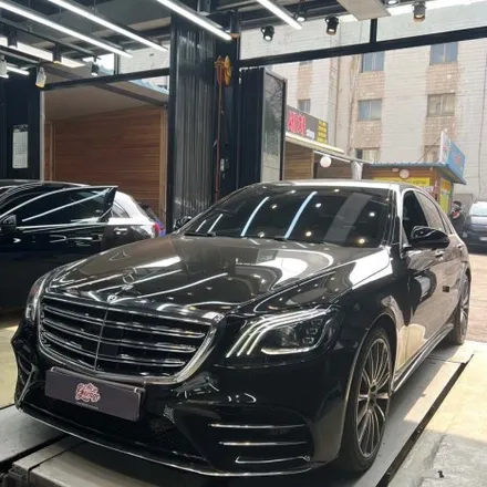 벤츠 W222 S350 후기형 AMG카본핸들 + AMG계기판코딩 및 생활코딩 레트로핏작업 / 서울 용산 중구