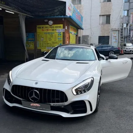 벤츠 AMG GTS 에디션1 모델  AMG핸들 LED퍼포먼스 카본D컷핸들 장착 / 서울 용산 중구
