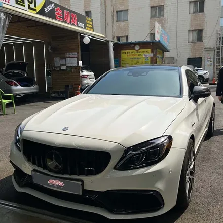 AMG최적화코딩 벤츠 C63AMG 쿠페 순정배기 팝콘 코딩 + 북미버젼 + 레이스모드 활성화 및 생활코딩 M177엔진 / 서울 용산 중구