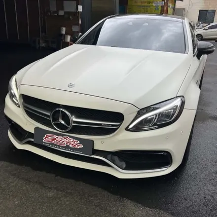벤츠 W205 C63AMG 쿠페  신형 AMG핸들 교체  LED퍼포먼스카본핸들 / 서울 용산 중구