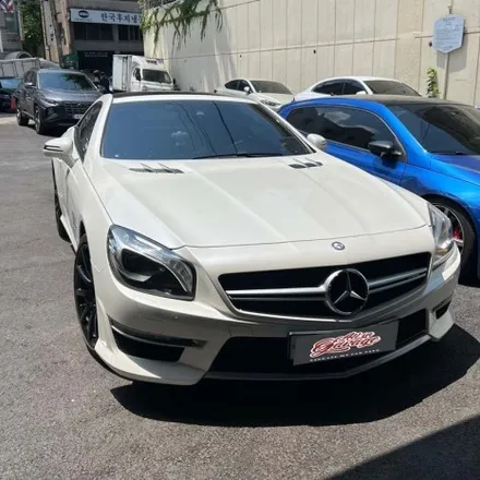 벤츠 r231 SL63AMG 최신형AMG핸들교체 / 잠자리AMG카본핸들 + LED퍼포먼스 적용 / 서울 용산 중구