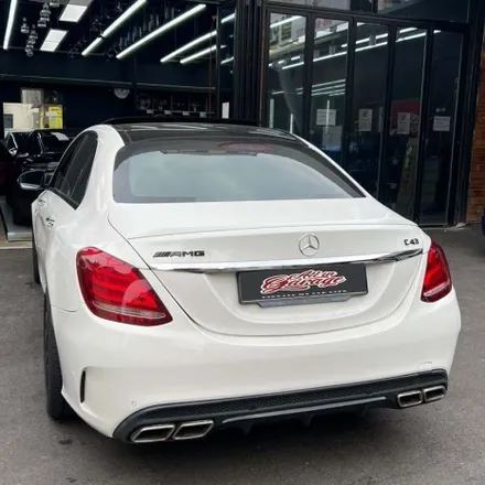 벤츠 W205 C43AMG 세단/ 신형벤츠AMG카본LED퍼포먼스핸들 교체작업 / AMG핸들 / 서울 용산 중구