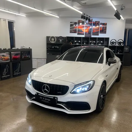 벤츠 W205 C63AMG쿠페 1920 벤츠 AMG핸들 카본D컷스타일로 교체 / 벤츠 / C-클래스 W205 / 서울 용산 중구