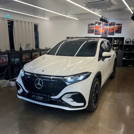 벤츠 EQS580 [SUV] 순정 잠자리핸들 교체 했습니다 열선과 ACC 연동활성화 / 벤츠 / EQS / 서울 용산 중구