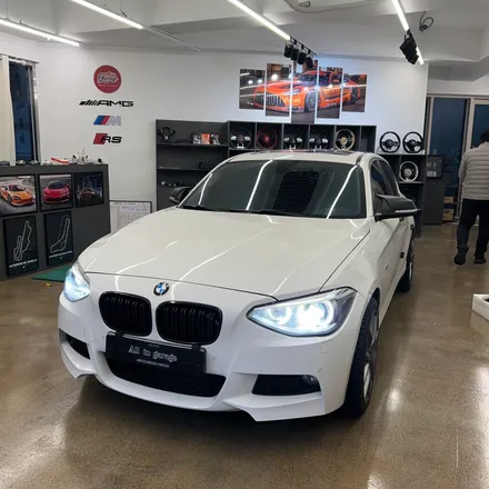 BMW 1시리즈 118D M핸들 스티어링휠을 교체했습니다 [feat . 패들쉬프트] / 서울 용산 중구