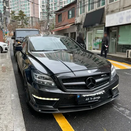 벤츠 W218 CLS63 모델 AMG카본핸들 교체  D컷 나이트에디션 / 벤츠 / CLS-클래스 W218 / 서울 용산 중구