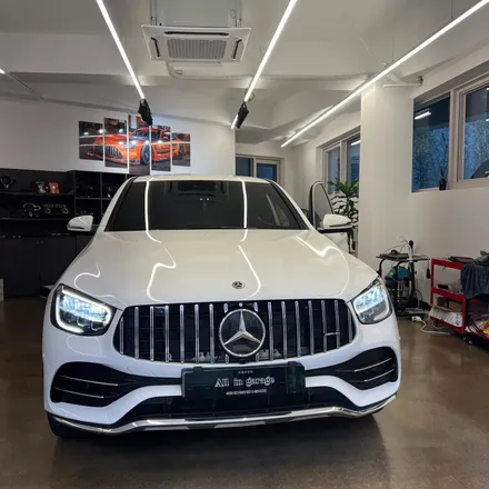 벤츠 GLC300 잠자리핸들 AMG 카본D컷 교체했습니다 / 서울 용산 중구