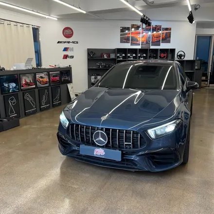 벤츠 W177 A45AMG  AMG핸들 카본D컷디자인으로 교체하다 / 서울 용산 중구