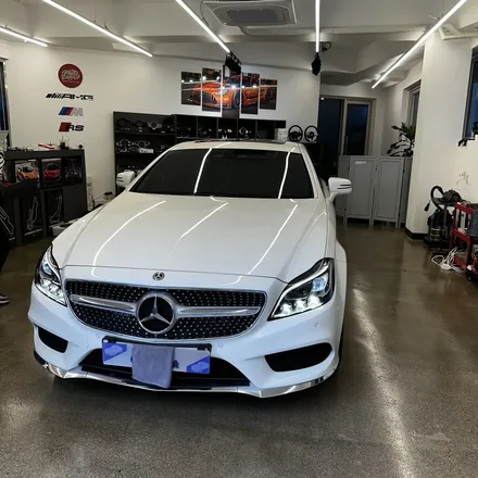 벤츠W218 CLS400 최신형AMG잠자리핸들로 디자인을 교체하다 / 서울 용산 중구