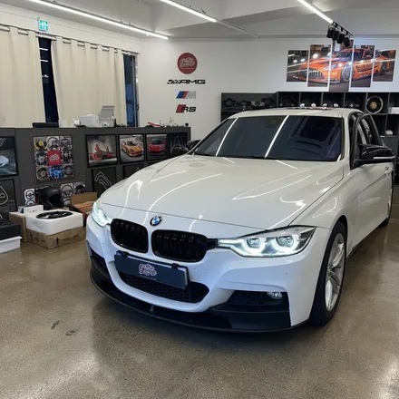 BMW  F30 3시리즈 M핸들 교체 간단한 시공으로 내차 꾸미기 / 서울 용산 도원동