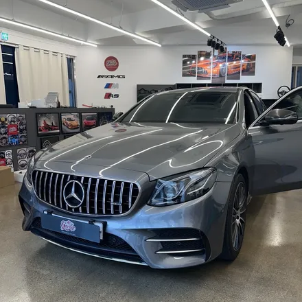 벤츠 W213 E300 1,2열 송풍구 엠비언트 3D전동트위터 작업 / 서울 용산 도원동
