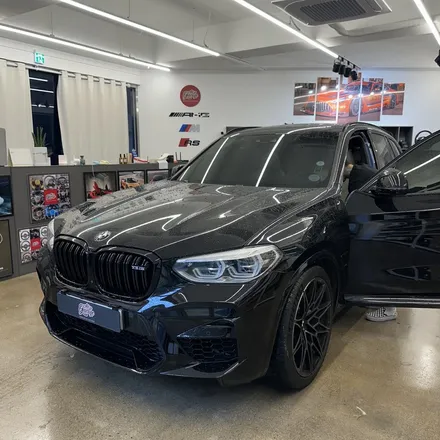 BMW X3M G바디 모델  카본핸들 D컷 으로 교체했습니다 / 서울 용산 도원동
