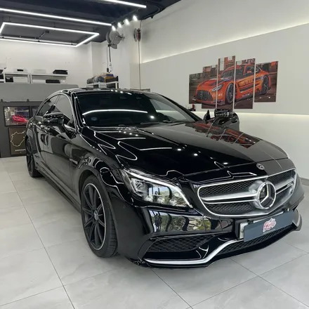 [올인게러지] 벤츠 W218 CLS63AMG 신형 카본 AMG핸들교체 전체 블랙트림 레드라인 포인트 / 서울 용산 도원동