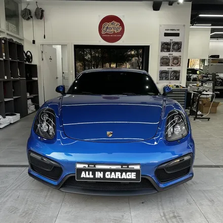 [올인게러지] 포르쉐 981 카이맨 GTS 2016 최신형 GT블랙핸들 장착 및 클락스프링 교체 버튼 및 열선 활성화 / 서울 용산 도원동