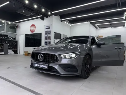 [올인게러지] 벤츠 C118 CLA250 22년식 최신형 잠자리카본핸들 D컷 교체 레드라인 포인트 / 서울 용산 도원동