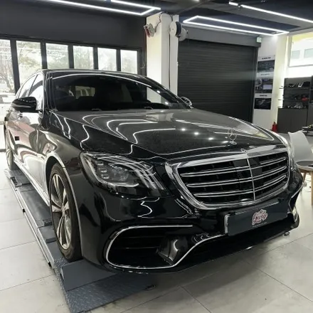 [올인게러지] 벤츠 W167 GLE450 2025 최신형 가죽잠자리핸들 및 순정 부메스터 커버 교체 / 서울 용산 도원동