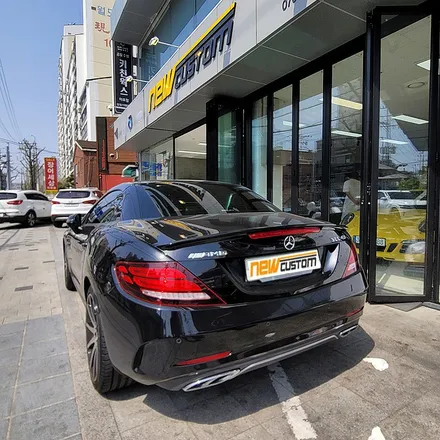 벤츠 slc43amg 신형핸들 장착 , 신형핸들개조 .최신형잠자리핸들교체 / 서울 용산 도원동